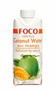 Органическая кокосовая вода с манго Foco 330 мл.