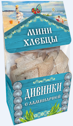 МИНИ-ХЛЕБЦЫ ц/з с ламинарией 150гр ДИВИНКА