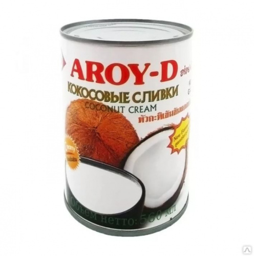 Кокосовый крем (сливки) 560 мл.AROY-D ж/б