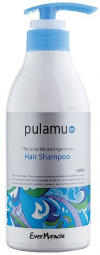 Восстанавливающий шампунь для волос PULAMU EM 500 мл