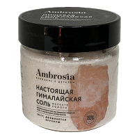 Соль розовая гималайская крупная 350г  Ambrosia