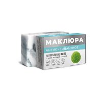 Мыло Антиоксидантное с бело-голубой глиной, (Маклюра) 100 г, Мануфактура ДОМ ПРИРОДЫ
