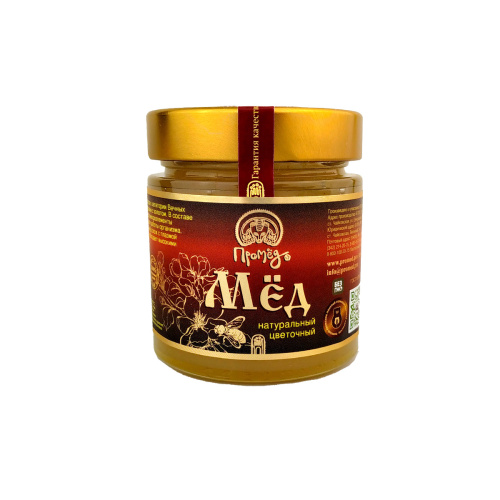 Мёд натуральный цветочный 250 г Промёд