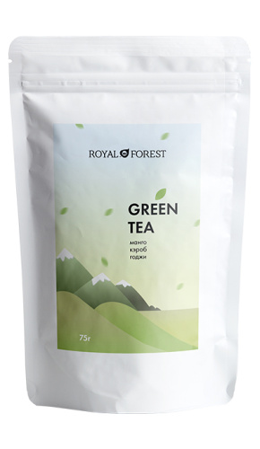 Зеленый чай (кэроб, манго, годжи) 75г ROYAL FOREST