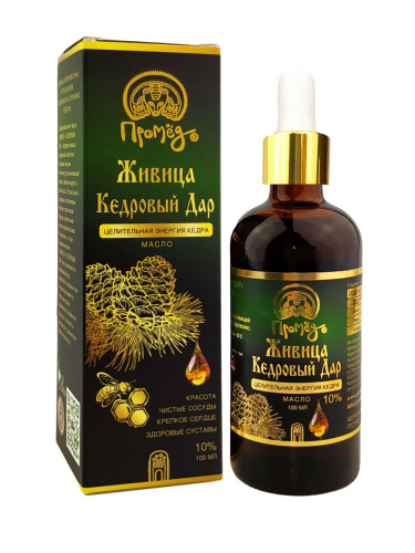 Масло "Живица - кедровый дар" 10% 100 мл Промёд