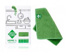 06001 / HOME S1, washing fiber Файбер для мытья посуды зеленый